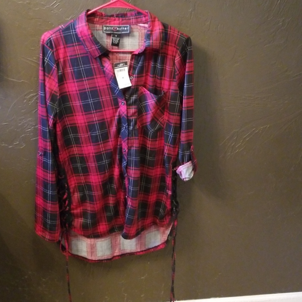 Plaid top